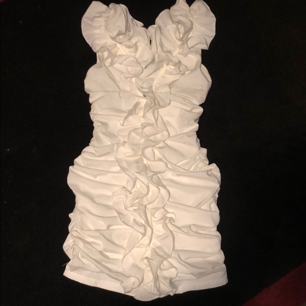 Small Ruffled Cocktail Dress - Picture 4 of 9